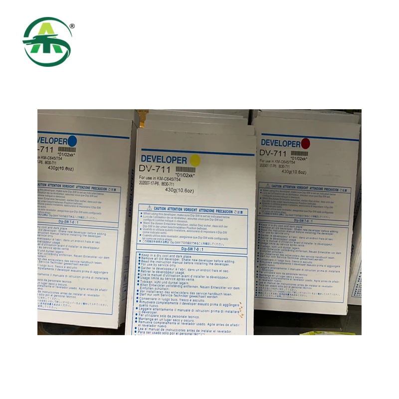 1 STÜCK DV711 DV 711 Entwickler für Konica Minolta C654 C754 C654e C754e 758 Entwicklerpulver Image