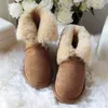 Klassische Natürliche Pelz frauen Stiefel Echtem Schaffell Frau Schnee Stiefel Casual Winter Schuhe Frau Leder Schnee Stiefel