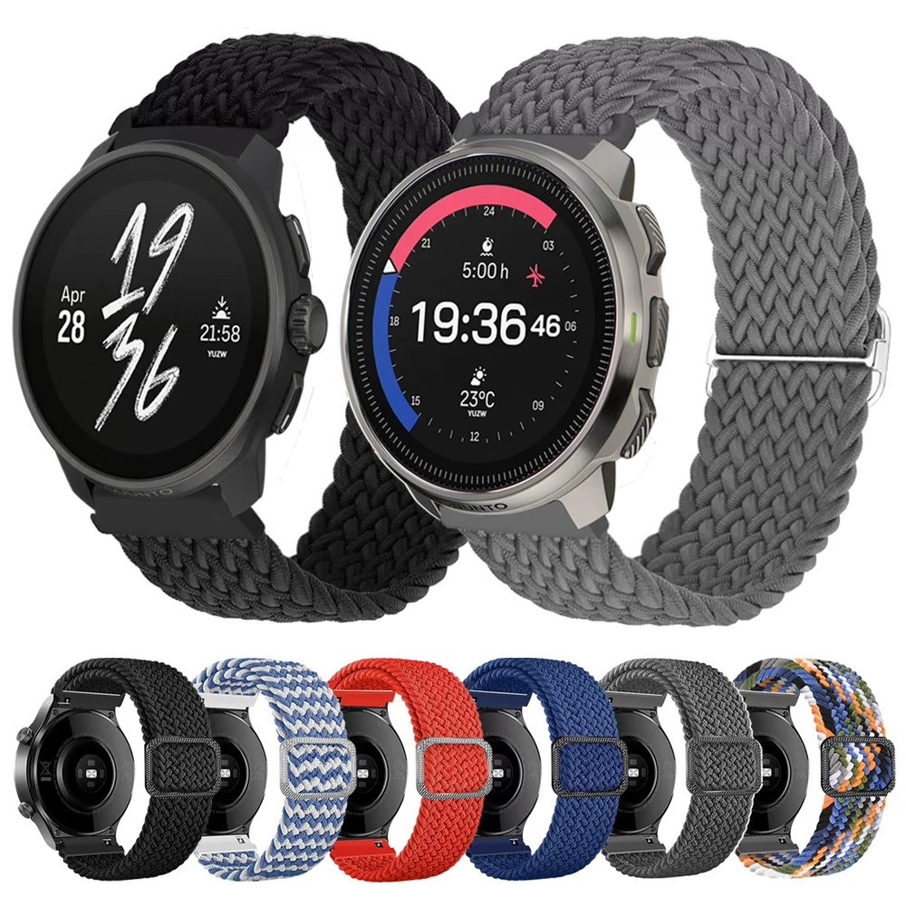 20 22 mm Nylon-Uhrenarmband für Suunto Vertical Race S OCEAN Armband Armband Sportarmband für Suunto 5 9 Peak Pro Band Image
