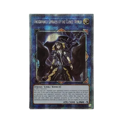 Yu-Gi-Oh! Sammlung DIY-Ersatzkarten Underworld Göttin der geschlossenen Welt Nicht original Extra Image