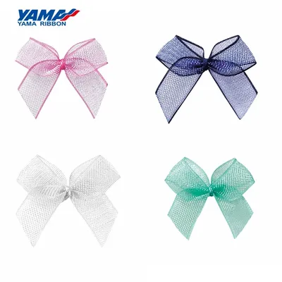 YAMA-Polyester-Band bogen, Organza-Band, Ombre-Bogen, DIY-Zubehör, 23mm ± 3mm, 22mm ± 3mm, 200