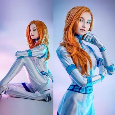 Halloween Weiß Kim Mögliche Kampf Anzug Shego Kostüm Erwachsene Weibliche Zentai Anzug Cosplay Image
