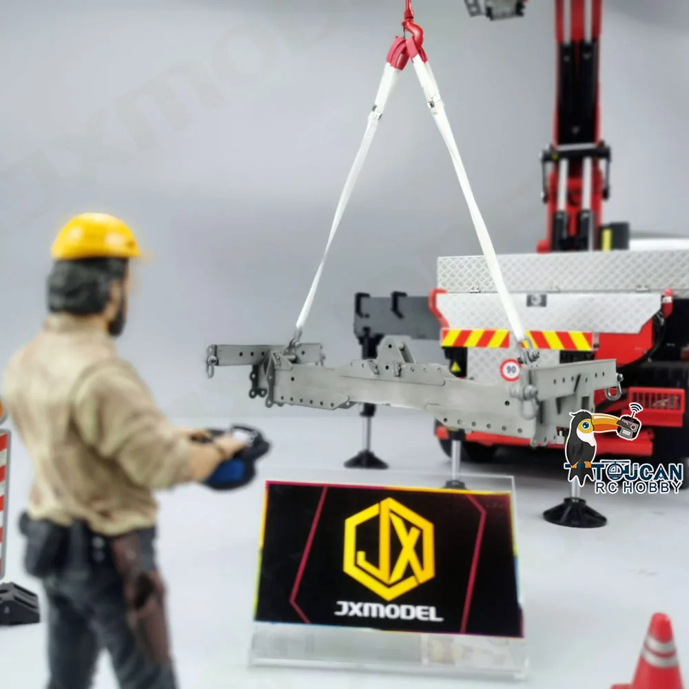 Jxm rc zubehör teleskops treuer b metall unbemalte ersatzteile für 1/14 rc hydraulik kran f1650 lkw auto modell th23029 Image