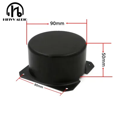 90*50mm Leistungs transformator abdeckung schwarzes Metalls child gehäuse Magnetische Leckage abschirmung für Audio-Chassis-Hülle Image