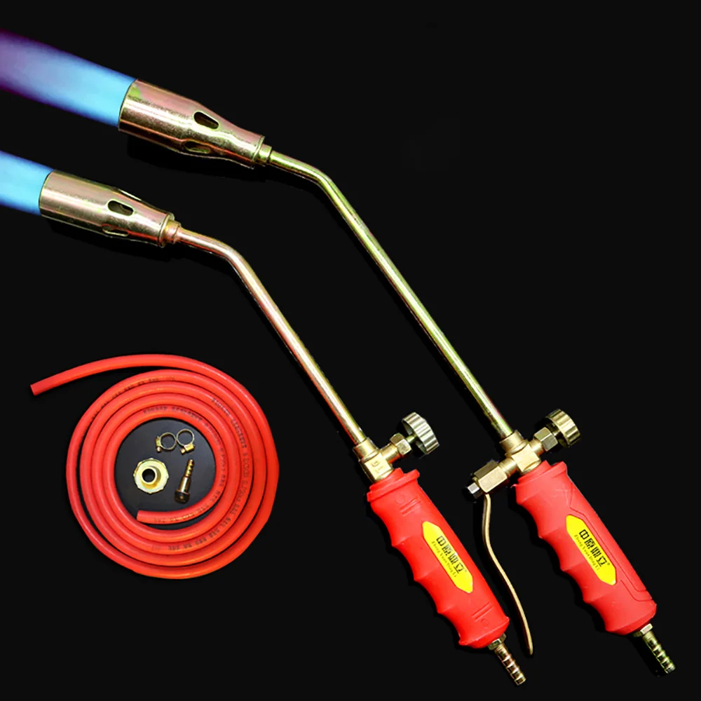 LPG-Flammenwerfer, Einzel- und Doppelschaltertyp, Flüssiggasbrenner, Schweißen, Spitfire-Pistole, Propan-Lötflammenwerfer Image