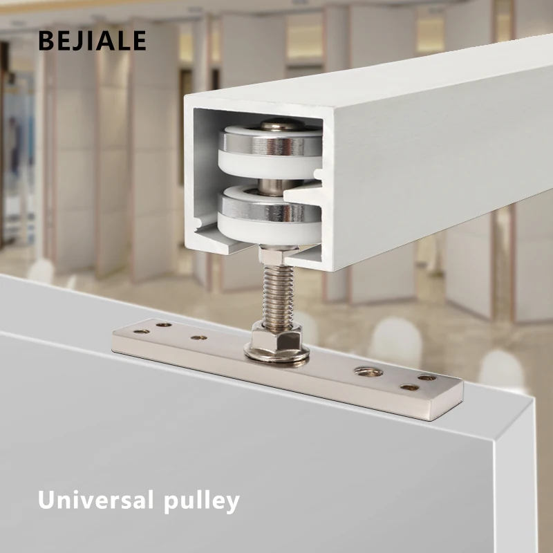 Falttür Hardware Universal Hubrad Holztür Riemens cheibe Zubehör Schiebetür Schiebe schiene Hebe schiene Komplett set