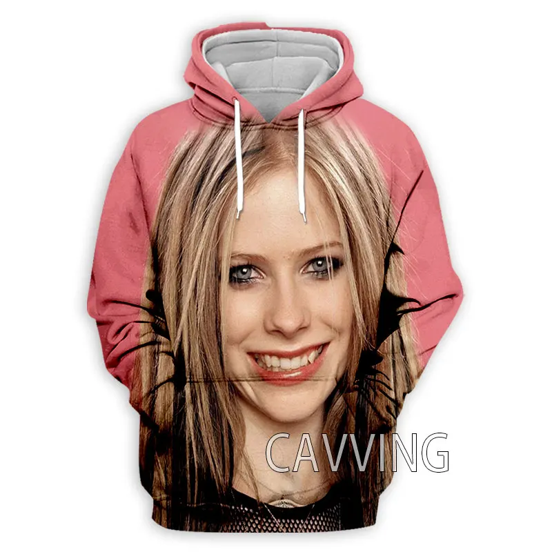 Neue Mode 3D-Druck Avril Lavigne Hoodies Kapuzen pullover Harajuku Hoodie Sweatshirts Hip Hop Tops Kleidung H01