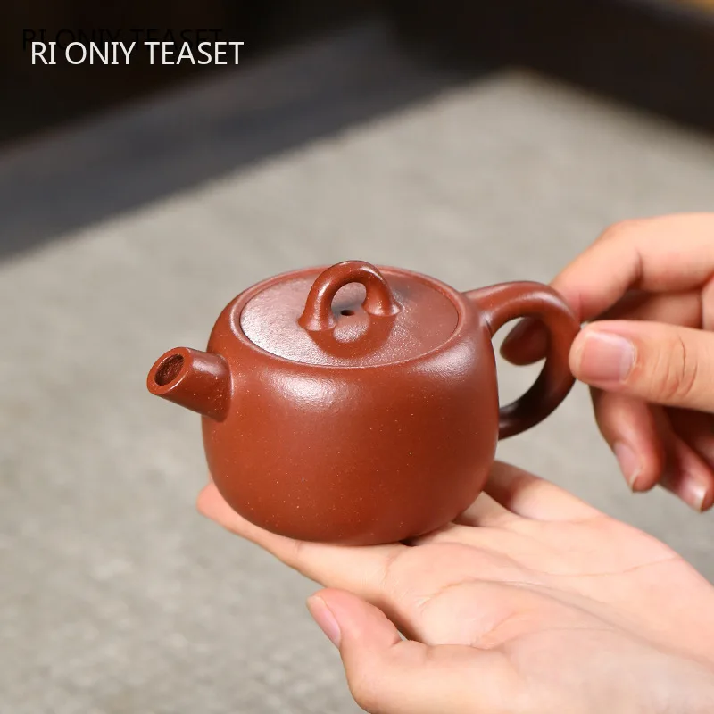 110ml Yixing handgemachte lila Ton Teekannen kleine Kapazität berühmte Teekanne Tee geschirr Schönheits kessel chinesische authentische Zisha Teese rvice