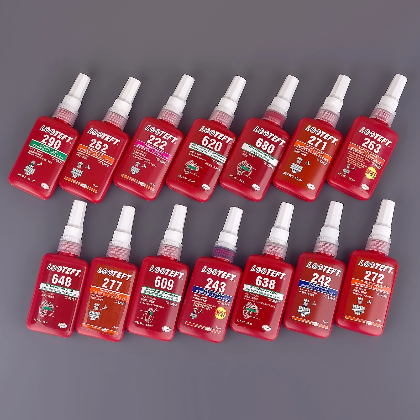 50 ml Schraubensicherungs-Schraubenkleber, schnell ausgehärtetes Gewindesicherungsmittel, anaerober Klebstoff, korrosionsbeständiger Anti-Lösen-Kleber Image