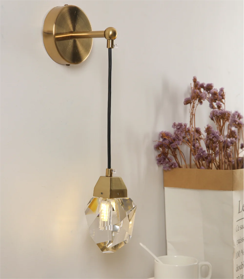 Luxus Wandleuchte Moderne G9 Gold Wandleuchte Innenbeleuchtung Wandleuchte Home Decor für Wohnzimmer Schlafzimmer Nachttisch Treppe