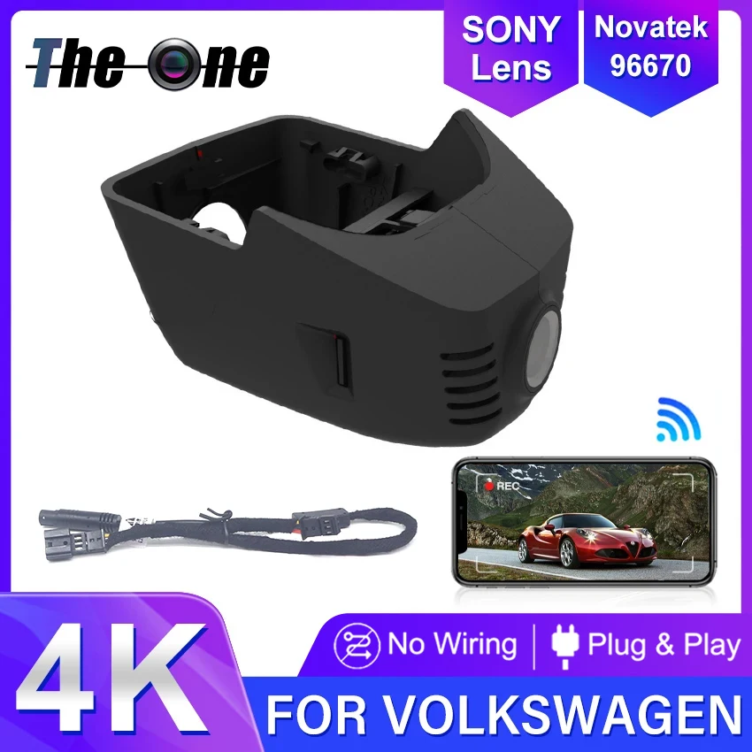 Spezielle Auto DVR Dash Cam Für Volkswagen VW 86mm Tiguan mk2 RLine Allspace 2017-2021 für Seat Tarraco MY23 Plug und spielen Dashcam Image