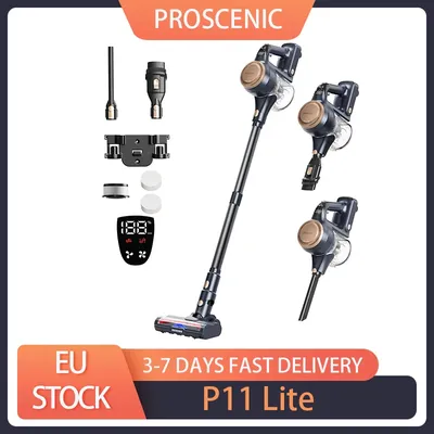 Proscenic P11 Lite Akku-Staubsauger, max. 28 kPa Saugleistung, LED-Bildschirm, automatische Image