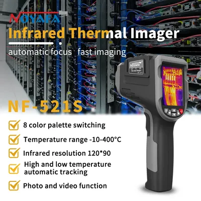 NOYAFA NF-521S Thermische Imaging Kamera HD Digital Night Vision Infrarot Thermometer Handheld Hohe Definition Thermische Kamera