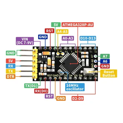 Keye studio 5v/16mhz promini original atmega328p entwicklungs board für arduino diy projekte Image