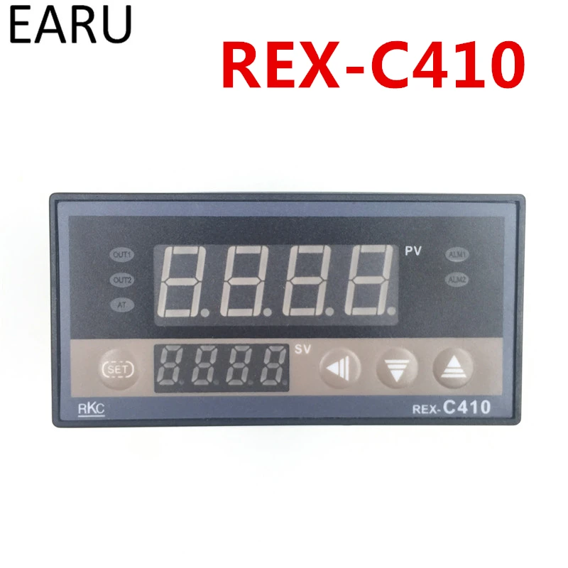 Digitaler PID-Temperatur-Temperaturregler RKC REX-C410 48 * 96 mm horizontal, Eingangsthermoelement K, PT100, J Relaisausgang für Wärme Image