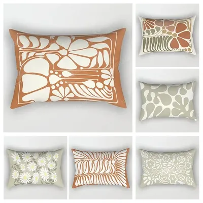 Nordic herbst wohnkultur 30*50 schurf kissen fall sofa moderne boho wohnzimmer kissenbezug 30x50cm Image