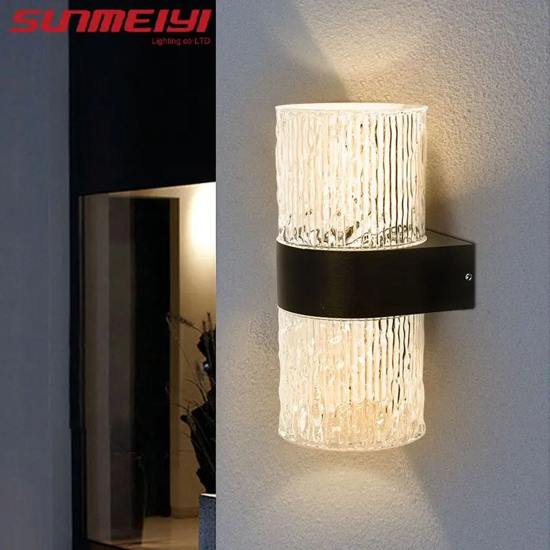 LED Acryl Kunststoff Wand leuchte Innen Wohnzimmer Schlafzimmer Korridor Treppen moderne einfache kreative Hintergrund Wand Nachttisch lampe