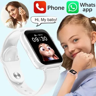 2024 Smart Watch Kinder LBS Standort SOS Telefonanruf SIM-Karte Kamera Foto Wecker Kinder