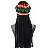 Unisex Perücke Geflecht Strick mütze Hip Hop kaufen plus Bob Marley Rasta Mütze Winter Dreadlocks Reggae Karibik Kostüm Hut