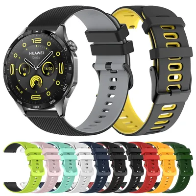 22mm 20mm silikon armband für huawei uhr gt 4 pro 46mm band gt 3 se 2 42mm armband honor magic watch 4 gs 3 pro es ersatz Image