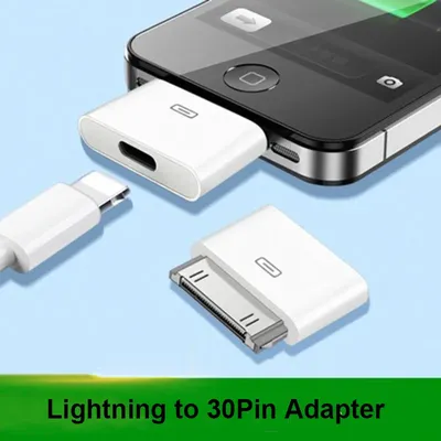 8-poliger Buchse auf 30-poliger Stecker-Adapter-Konverter für iPhone 4 4S iPad 2 3 iPad Touch 3 4 für Ladegeräte oder Dockingstationen