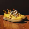 2024 Sommer Mode gelbe Skateboard Schuhe für Männer atmungsaktive Canvas Sneakers Männer rutsch feste Casual Sneakers Zapatillas de Hombre