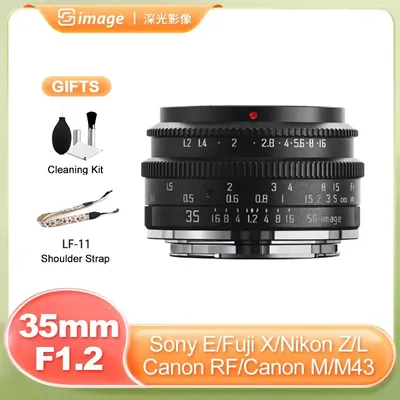 Sg bild 35mm f 1,2 APS-C große blende manuelles mf objektiv für sony e nikon z canon eos m eosr rf sigma leica l fuji x m43 mft kamera