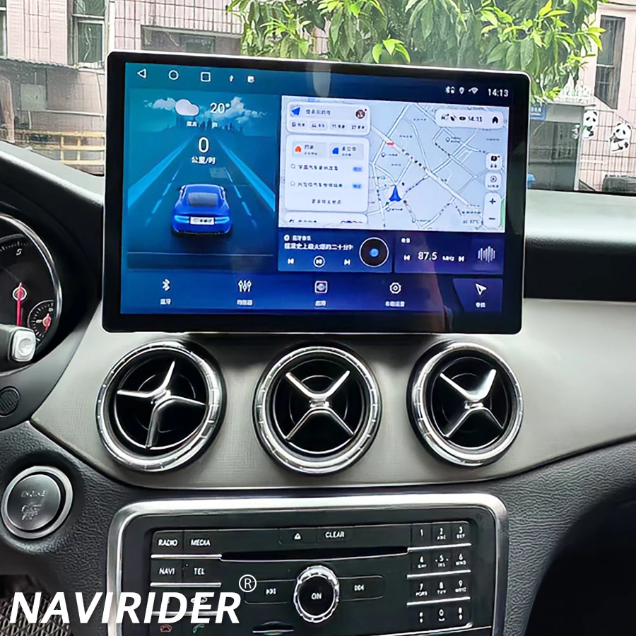 13 Zoll Dual-System Android Carplay Autoradio für Mercedes Benz a b gla glb cla Klasse a45 cla180 cla200 cla220 cla260 c117 x117 Image
