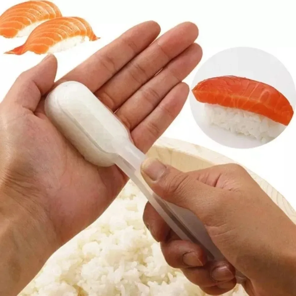 DIY Hand Sushi Formenbau Einzelne Kriegsschiff Reis Ball Form Kommerziellen Baby Japanische Küche Reis Kriegsschiff Backen Werkzeug Image