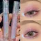 Diamant Glitter Flüssigkeit Lidschatten Highlighter Liegen Seidenraupe Glänzend Erhellen Make-Up Wasserdicht Langlebige Frauen Schönheit Kosmetik