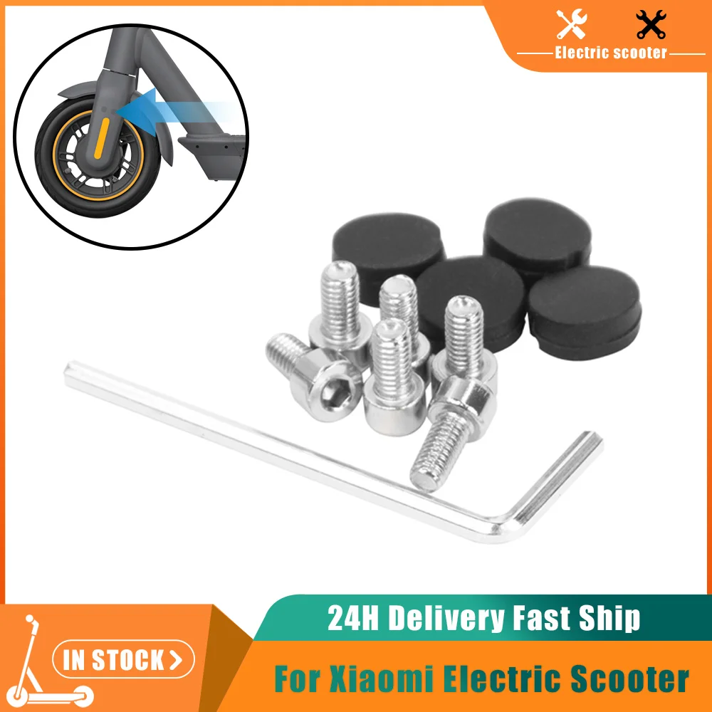 Für Segway Ninebot Max G30 G30D Gummis topfen Abdeck schrauben Elektro roller Vorderrad gabel Schutzhülle Teile Zubehör Image