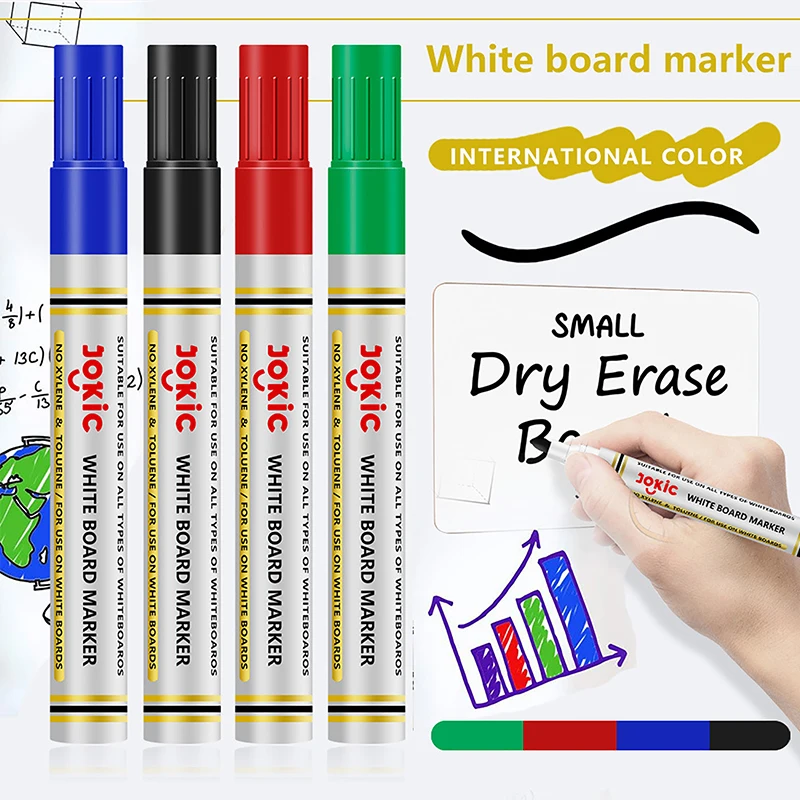 4 Farben lösch barer Whiteboard-Markierung stift Büro trocken abwisch bare Markierungen Whiteboard-Stift Büro-und Schul bedarf Image