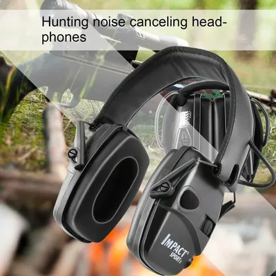Taktische Elektronische Schießen Ohrenschützer Anti-lärm Kopfhörer Sound Verstärkung Gehörschutz Headset Faltbare auswirkungen sport Image