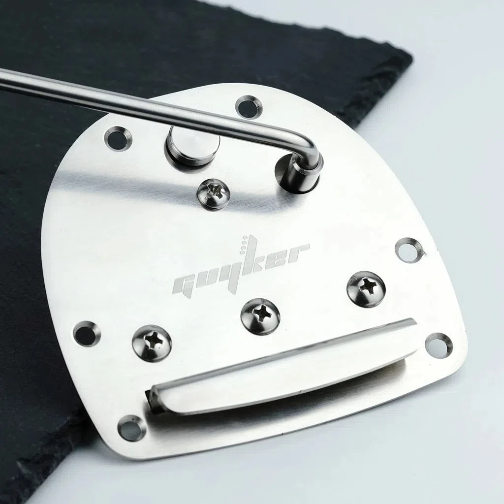 Jm Gitarre Vibrato Gitarren brücke neues Edelstahl Jazz Tremolo Saitenhalter Image