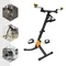 Folding Pedal Exercise Bike Height Adjustable Fitness Equipment for Seniors Home Cycling Bike for