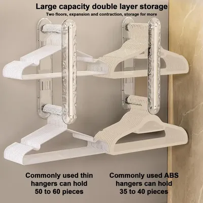 Laundry Drying Rack Water-proof Clothes Drying Rack For Laundry Wall Mounted Clothes Hanger Rack