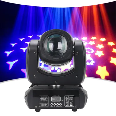 DJ Equipment 100W Gobo Spot Beam Led Moving Head Party Disco Stage Lights Sound DMX control 18