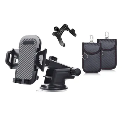 Car Phone Mount & 360° Rotation Mobile Phone Holder For Car Dashboard Windshield Air Vent Hands Free