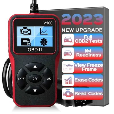 Universal OBD2 Scanner Diagnostic Tool, Car Code Reader OBDII/EOBD/CAN Scan Tool, Check Engine