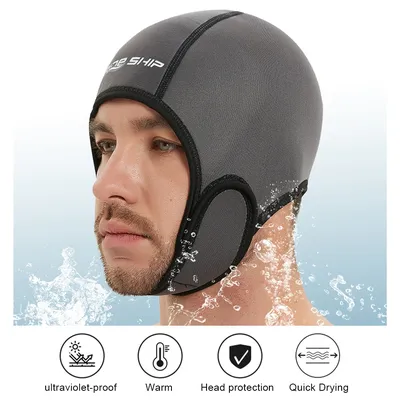 2mm Neoprene Dive Hood Scuba Diving Hood Quick Dry Thermal Hood Stretchable Surfing Head Cover for