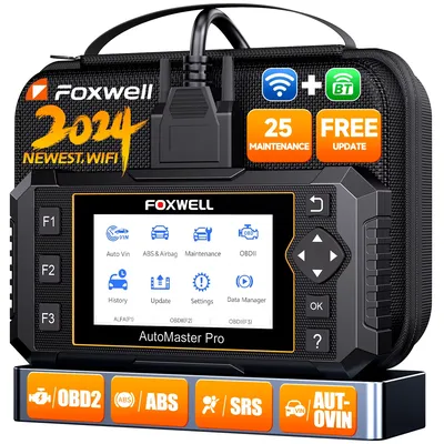 FOXWELL NT650 Pro OBD2 Scanner Diagnostic Tools ABS SRS Code Reader DPF TPMS BRT EPB OIL 25 Reset