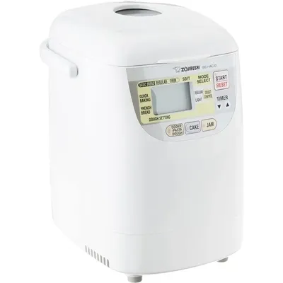 Zojirushi BB-HAC10 Home Bakery 1-Pound-Loaf Programmable Mini Breadmaker, White