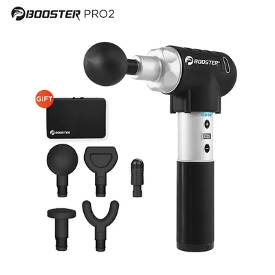 Booster Pro2 Deep Tissue Muscle Massage Gun Cordless Therapy Vibration Body Massager 5 Heads with