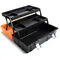 Household three-layer folding portable hardware toolbox multifunctional storage box tool manager (21