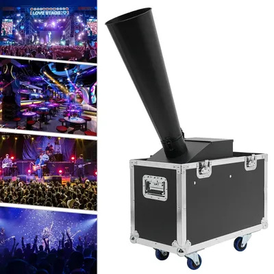 DMX CO2 Confetti Machine with Flight Case Confetti Blaster Jet 19.68 ft