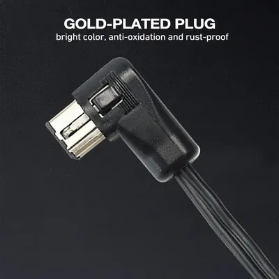 Audio Cord Stereo Audio Adapter Audio Cable For Car Speaker Sturdy Car Stereo Audio Cord Input Aux