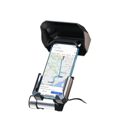 Motorcycle mobile phone stand, bicycle mobile phone seat, waterproof shade, shock-absorbing