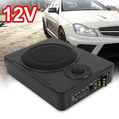 8 Inch 600W High Power Aluminum Alloy Car Speaker Audio Modification Under Seat Ultrathin Subwoofer