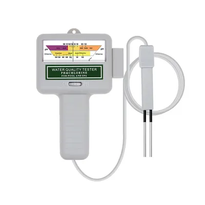 Portable 2-in-1 Water Monitor PH Chlorine Meter High Precision Easy To Use for Swimming Pool Spa