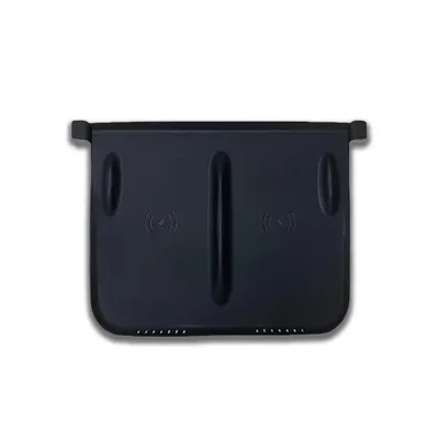 Tesla Model 3/Y Center Console Silicone Pad For Wireless Charging Space Black 1Piece